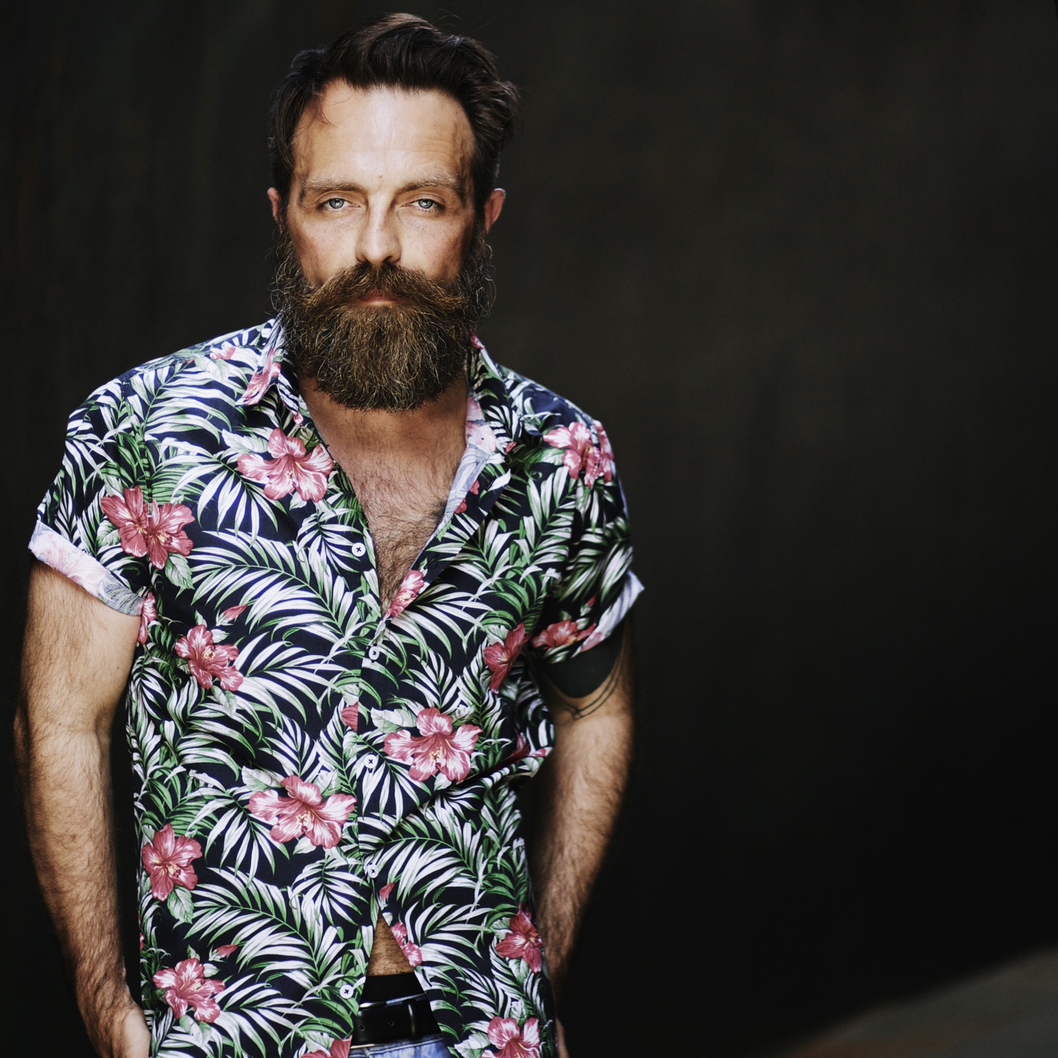 Portrait of actor Aleksandar Jovanovic, photographed by Tim Dobrovolny in Berlin, 2015